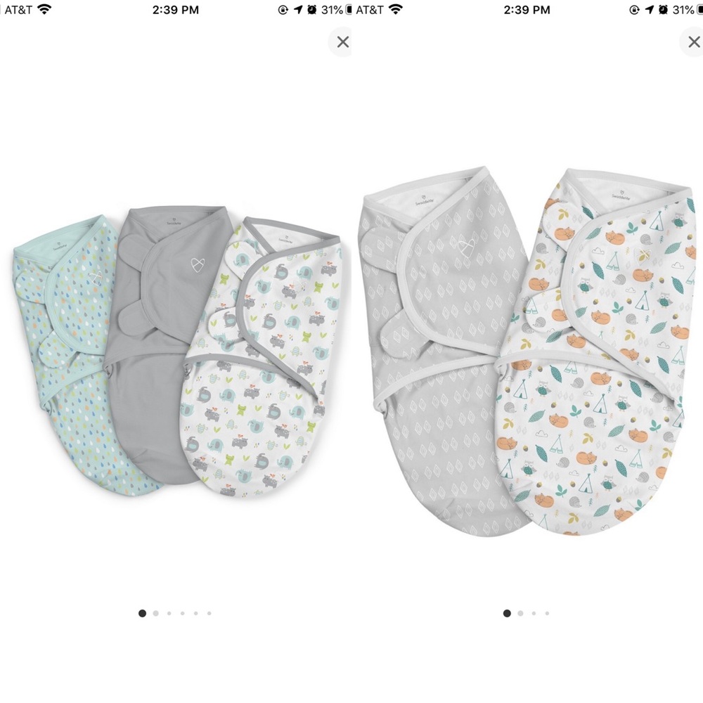 SwaddleMe - Sml/Med - Brand New - Lot of 5
